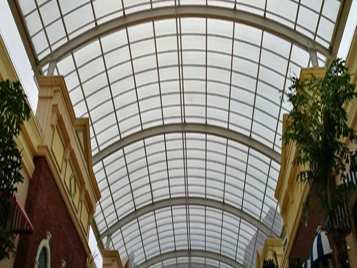 长沙屋面网架顶棚吊装方案